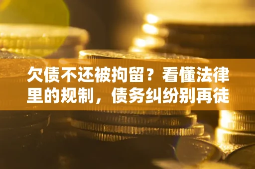 北京欠债不还被拘留？看懂法律里的规制，债务纠纷别再徒劳奔波