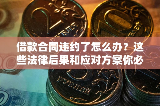 北京借款合同违约了怎么办？这些法律后果和应对方案你必须知道