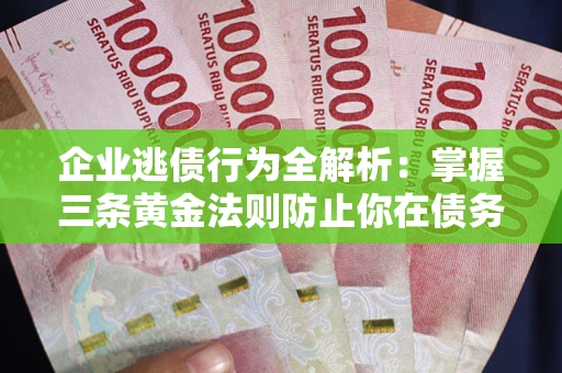 北京企业逃债行为全解析：掌握三条黄金法则防止你在债务乱局中“踩雷”