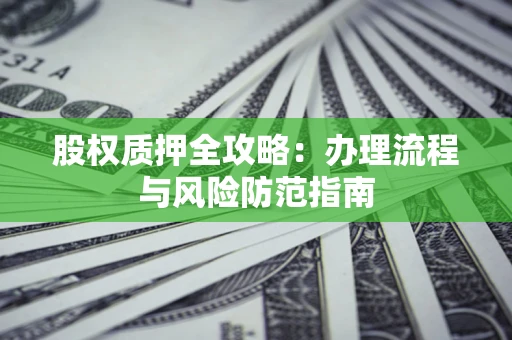 北京股权质押全攻略：办理流程与风险防范指南