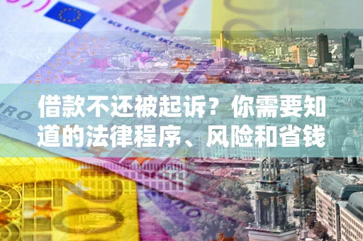 北京借款不还被起诉？你需要知道的法律程序、风险和省钱技巧